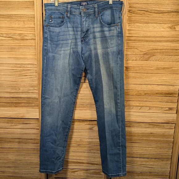 Chaps Slim Straight Blue Denim Jeans Size 32x30 - Picture 1 of 11